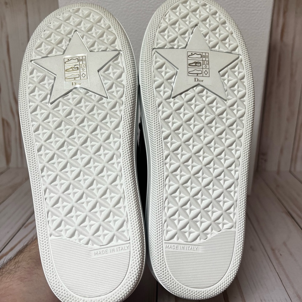 Christian Dior Solar Cannage Quilted Leather Slip On Sneaker Black Sz 35 / 5 - Picture 14 of 14
